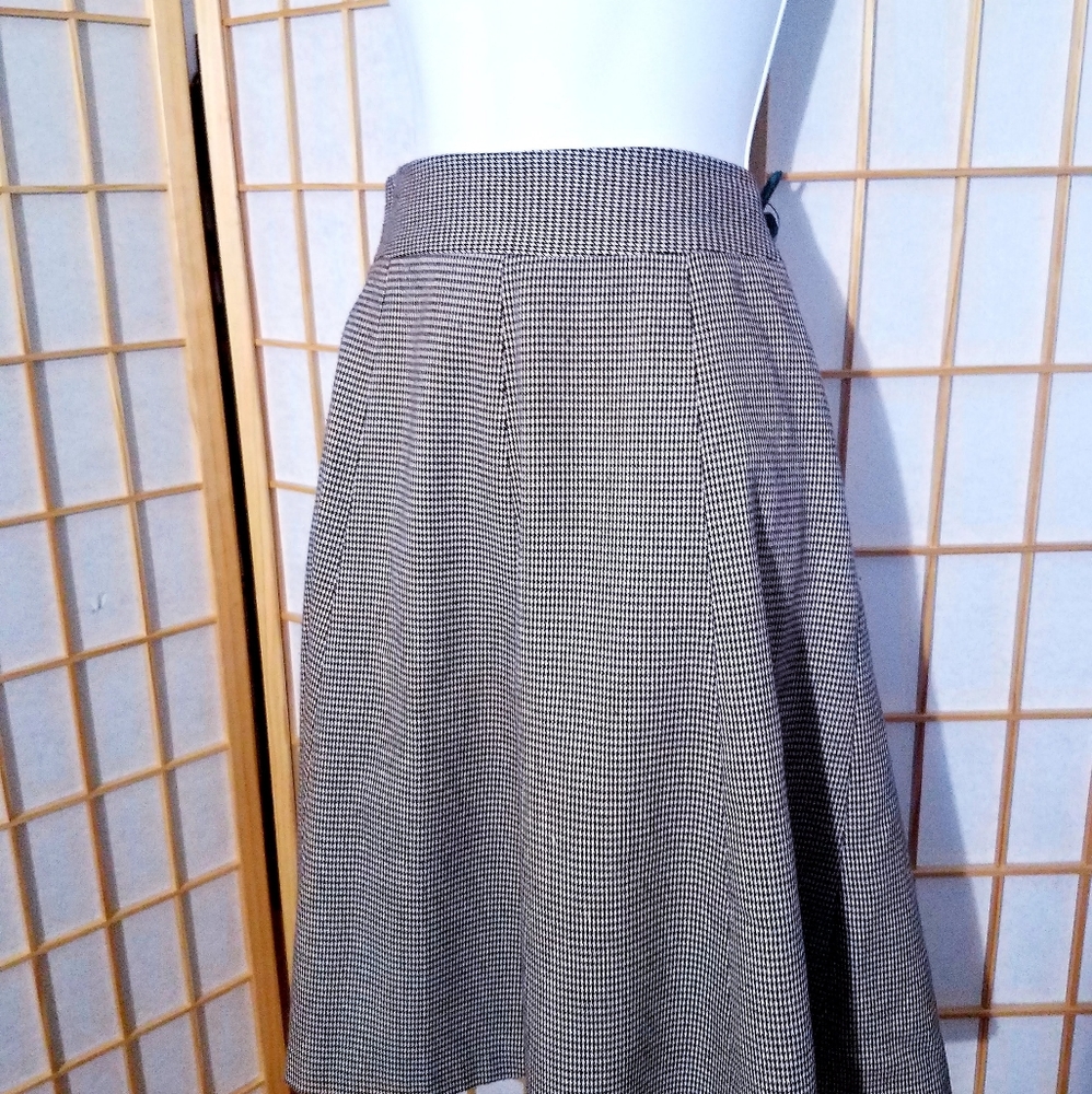 Houndstooth Skirt
